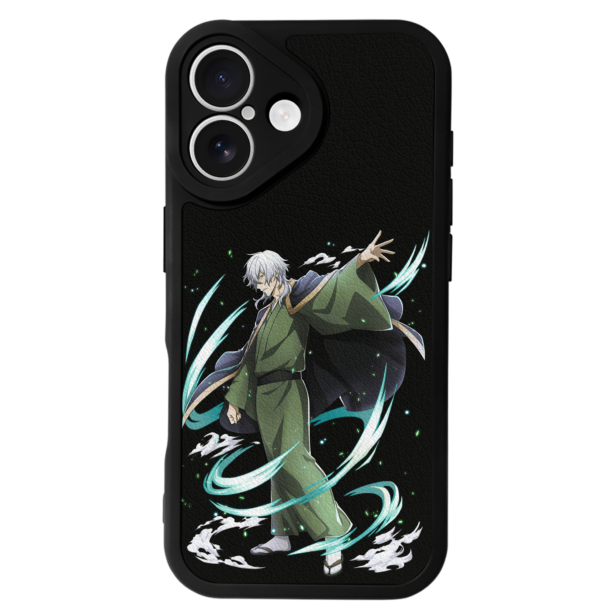 （画像用） 文豪ストレイドッグス Bungo Stray Dogs 【iPhone 16シリーズ対応】シリコンスマホケース（レザー調） 材質：シリコン